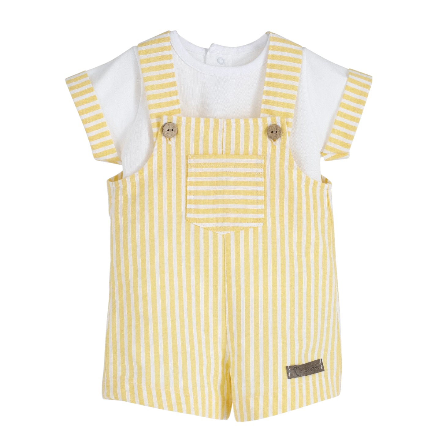 Conjunto de niño peto y camiseta
