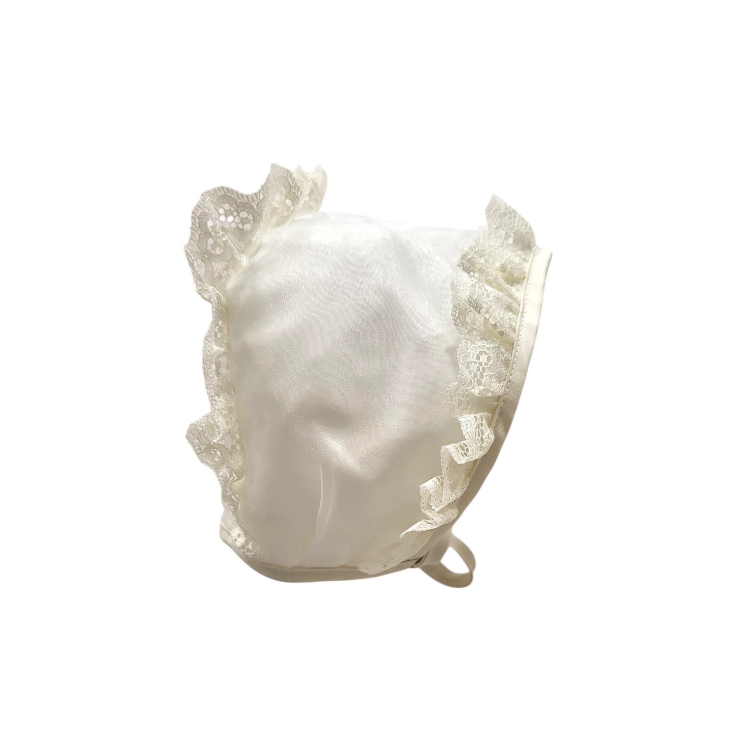 Pelele de bautizo con capota en tejido organza `Modelo Nácar´