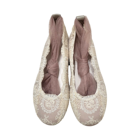 Zapato de niña ceremonia rosa empolvado 'Joya'