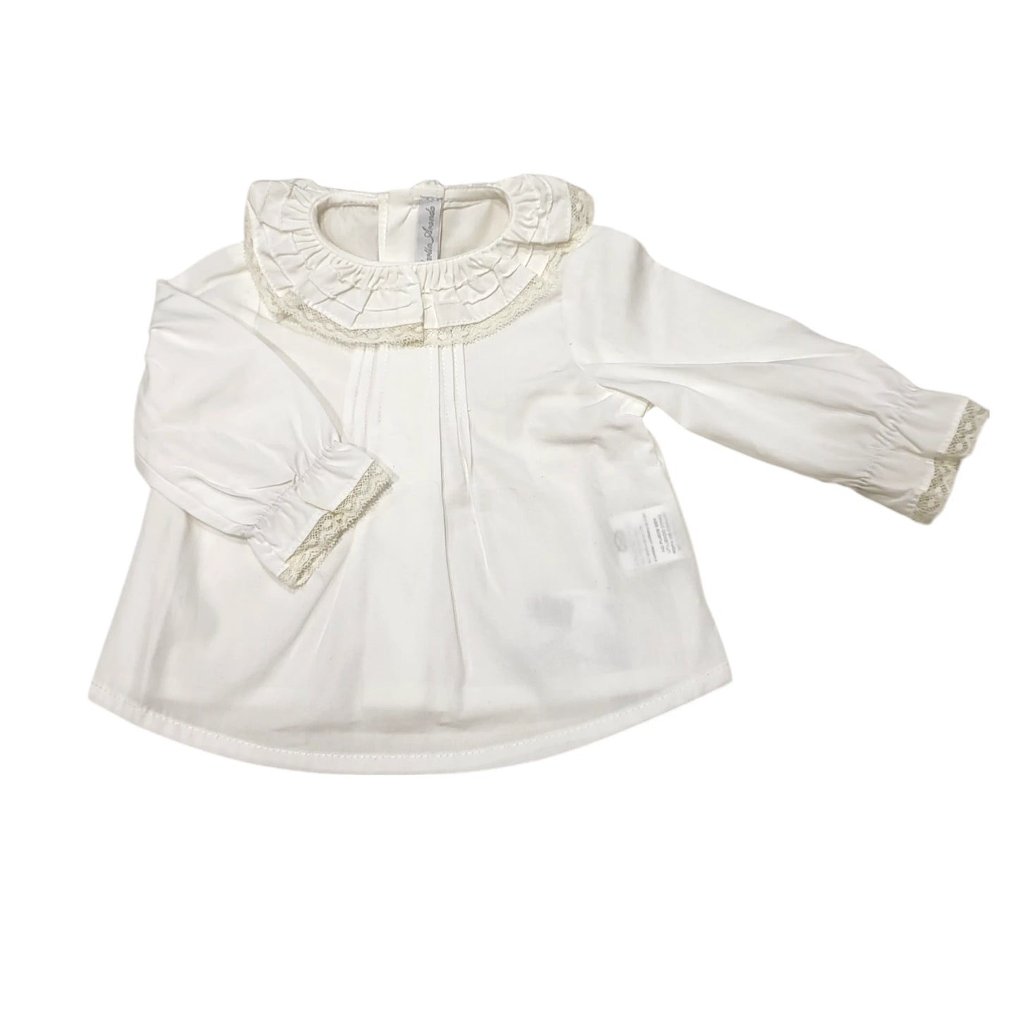 Camisa batista con puntilla de valencie