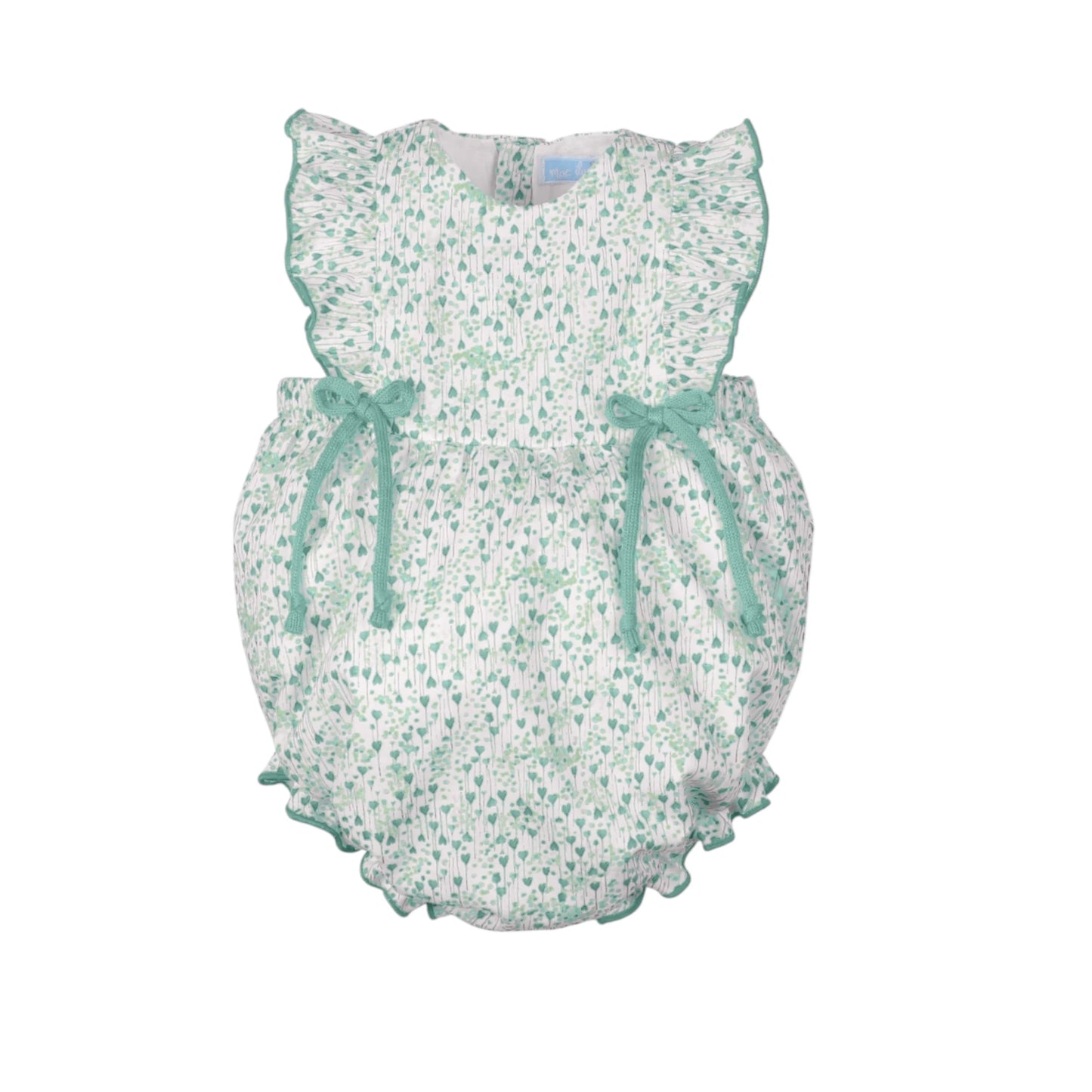 Ranita niña lacitos tejido estampado 'lovely'